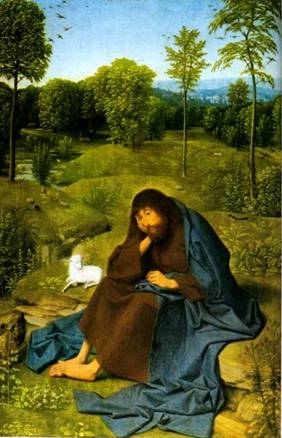 Geertgen tot Sint Jans: Johannes de Doper in de woestijn
