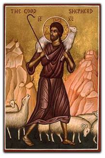 Icon Of Christ The Good Shepherd